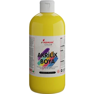 Sarı Akrilik Boya 500 gr Sanatsal, Dekoratif, Hobi Amaçlı, Canlı Renkler