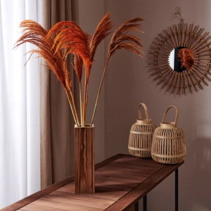 Deco Pampas Yapay Çiçek - Turuncu - 90X20 cm