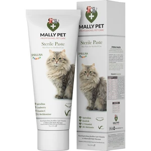 Mally Pet Professionel Pet Care Kısırlaştırılmış Kedilere Özel Multivitaminli Tüy Yumağı Önleyici Steril Malt Macunu