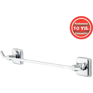 Çelik Banyo KU10-006 Paslanmaz Pirinç Kumru Uzun Havluluk 50 cm