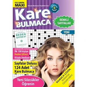 Kare Bulmaca 2. Sayı – 2024
