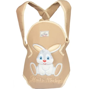 Miniklife Bebek Taşıma Kanguru Mikro Tavşan Kabartmalı Cepli Belden Bağlamalı