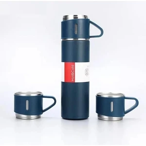 Vacuum Flask Set Üç Bardaklı Termos Seti