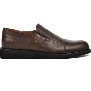Premium 03256 Kahve Deri Erkek Casual Ayakkabı