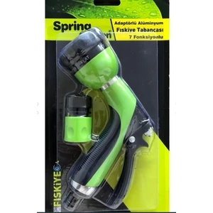 Spring Garden Fıskiye Tabancası Alüminyum Adaptörlü 7 Fonksiyonlu
