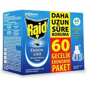 Elekro Likit 2 Yedek, Ekonomik Paket, 60 Gece (Sivrisineklere Karşı)