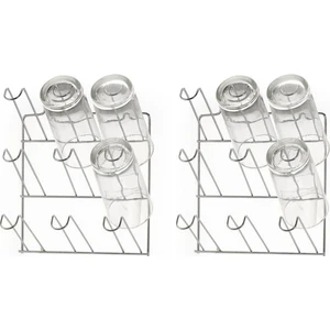 Bardak Düzenleyici Askı ve Kurutmalık 2 Adet Bulasıklık  Duvar Monte 19X12X24CM