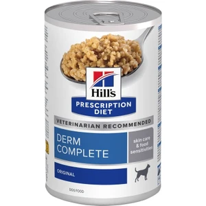 Hıll's Prescription Dietderm Complete Konserve Köpek Maması  6 x 370 gr  stt:08.2024
