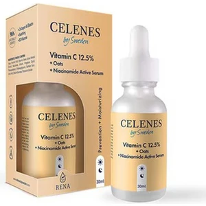 Celenes By Sweden  Vitamin C 12,5% + Oats + Niacinamide Serum 30 ml