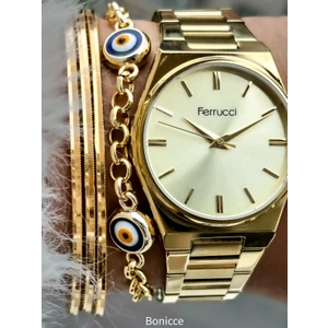 Tasarım Bayan Kol Saati+Bileklik Hediyeli