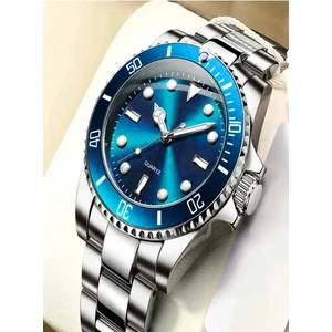 Çelik Kordon Erkek Saati Gümüş Şık