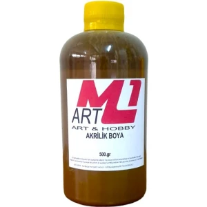 M1 Art Akrilik Boya 500 gr Ahşap Tuval Seramik Duvar taş