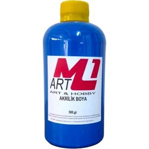 M1 Art Akrilik Boya 500 gr Ahşap Tuval Seramik Duvar taş