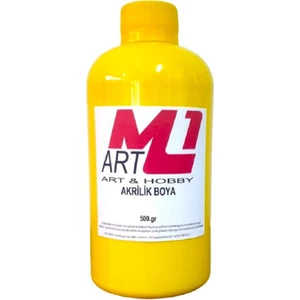 M1 Art Akrilik Boya 500 gr Ahşap Tuval Seramik Duvar taş