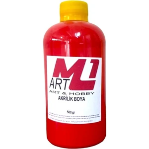 M1 Art Akrilik Boya 500 gr Ahşap Tuval Seramik Duvar taş