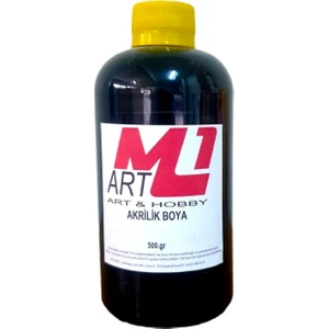 M1 Art Akrilik Boya 500 gr Ahşap Tuval Seramik Duvar taş