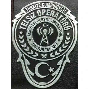 Telsiz Operatörü,amatör Telsizci,cüzdan Rozeti Al.sadece Çağrı Kodu Bulunan Alabilir.sivile Satılmaz.