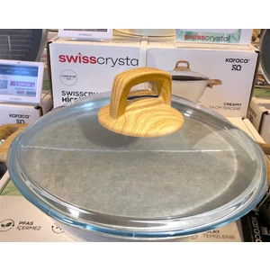 Karaca Granit Çelik 26 cm Pyrex Cam ve Ahşap Kulp