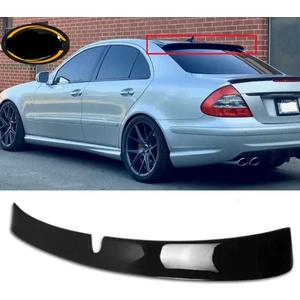 Mercedes w211 cam üstü spoiler siyah boyalı 2001 / 2008