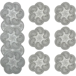 Neu Bella Home Neubella Home Amerikan Servis Tasarım Supla Ve Runner Seti 6 Kişilik Nehir Set Masa Ve Sunum Takımı Çeyizlik Gri