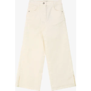 Ekru Kız Çocuk Relaxed Pantolon C4SG-PNT4003