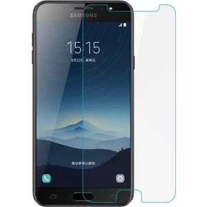 Samsung Galaxy C8 Uyumlu Ekran Koruyucu Screen Protector Tempered Glass Kristal Netliğinde %100 Hd Görüntü, Yüksek Kalite Kırılmaz Temperli Cam