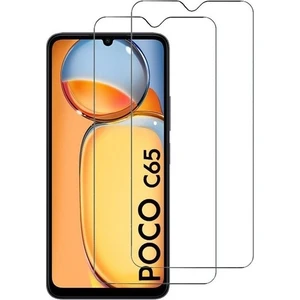 Xiaomi Poco C65 Uyumlu Ekran Koruyucu Screen Protector Tempered Glass Kristal Netliğinde %100 Hd Görüntü, Yüksek Kalite Kırılmaz Temperli Cam