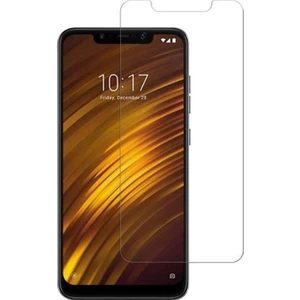 Xiaomi Pocophone F1 Uyumlu Ekran Koruyucu Screen Protector Tempered Glass Kristal Netliğinde %100 Hd Görüntü, Yüksek Kalite Kırılmaz Temperli Cam
