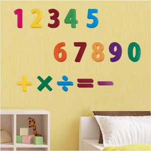 DUVAR ÇIKARTMA STICKER DEKORATİF DUVAR KAĞIDI,SÜS RAKAMLI DESEN PVC 48X33X0,5CM