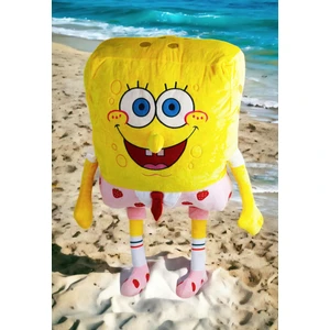 Ithal Kumaş Renkli 3 Boyutlu Sünger Bob Figür Peluş Oyuncak Çeşitleri Uyku & Oyun Arkadaşı Dev 70 cm
