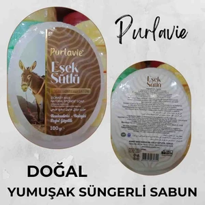 Eşek Sütlü Doğal Süngerli Sabun