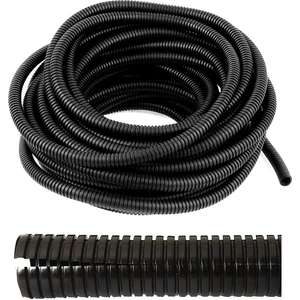 7 mm Yarıklı Spiral Hortum Kablo Gizleme Izolasyon Borusu Esnek Siyah