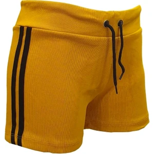 2400 Esnek Kısa Şeritli Spor Bayan Şort