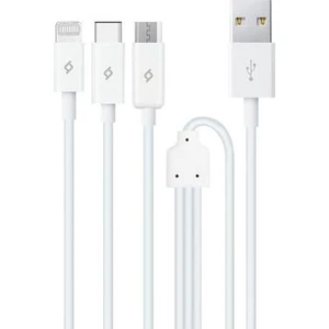 Trio 3'lü Şarj Kablosu  Lightning / Type-C / Micro / Usb-A 2DK7521