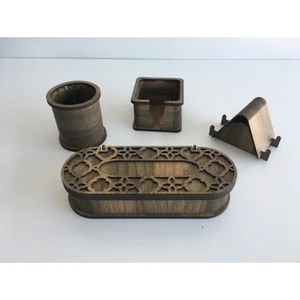 Masa Üzeri Kalemlik Set Takım