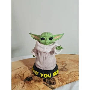 Baby Yoda 3D Renkli Figür 9 cm