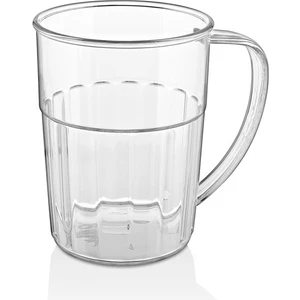 İstanbul Horeca 6 Adet Kırılmaz, Çizilmez, Yıkanabilir Polikarbon 400 ml Bira Bardağı