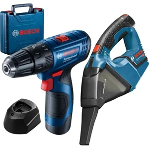 Professional Gsb 120-LI Akülü Darbeli Delme Vidalama Makinesi + Gas 12V Akülü El Süpürgesi