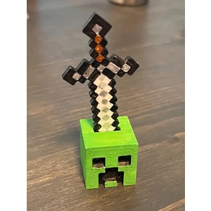 Turansoy Craft Minecraft Creeper Masaüstü Dekoratif Biblo Dekor