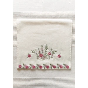 Halley Concept 30 x 50 Çiçekli Nakış Işlemeli Kadife Mutfak Havlusu %100 Pamuk