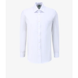 Brooks Brothers Slim Fit Klasik Yaka Beyaz Erkek Gömlek BBSS24MSH019