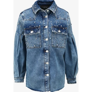 Indigo Kadın Oversize Mont F4SL-MNT0537