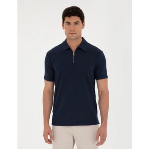 Pierre Cardin Erkek Lacivert Slim Fit Tişört 50288915-VR033
