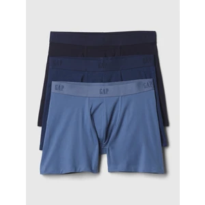 Erkek Mavi 5" 3'lü Boxer