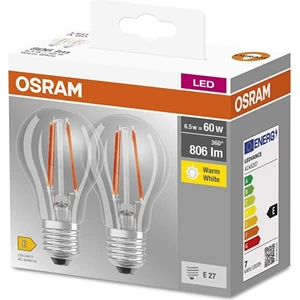 7-60W Sarı Işık E27 Ampül 2'li