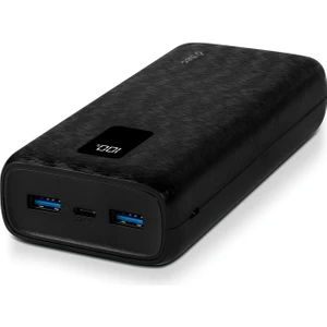 ttec PowerSlim Trio LCD 20.000mAh PD 22,5W Dahili Kablolu Taşınabilir Şarj Aleti / Powerbank