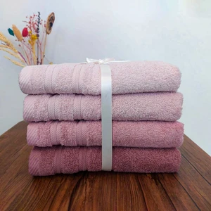 Banyo Dünyam Pamuklu 4'lü El ve Yüz Havlusu Seti