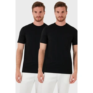 Pamuklu Regular Fit 2'li Basic T Shirt Erkek T Shirt 59020202