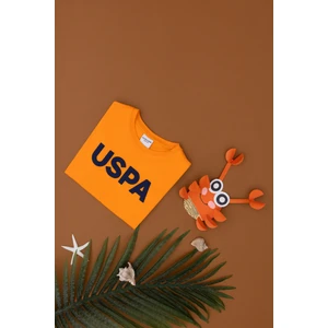 U.S. Polo Assn. Erkek Çocuk Turuncu Tişört Basic 50279614-VR051