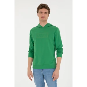 U.S. Polo Assn. Erkek Yeşil Sweatshirt 50279634-VR054